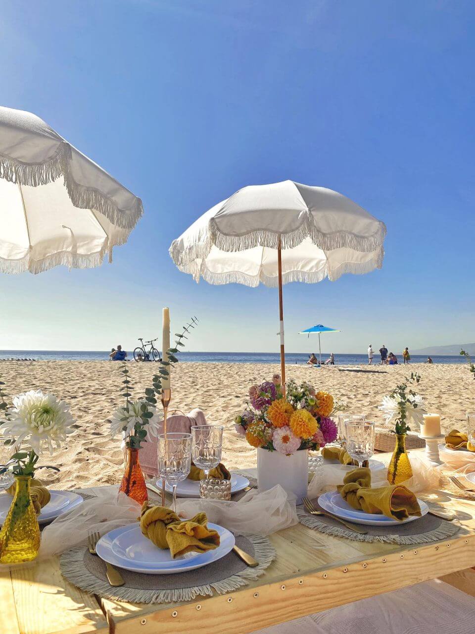 beach picnic setup services in LA 