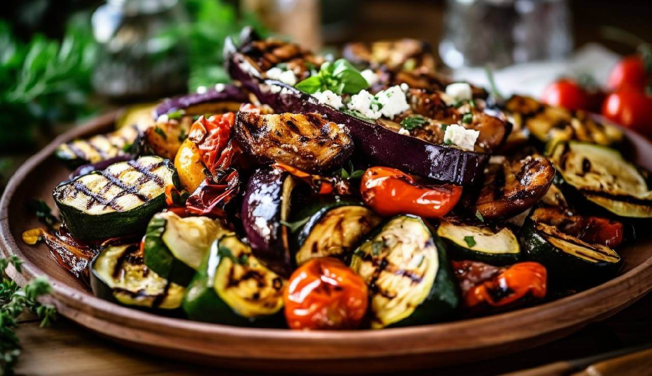 grilled veggies dish