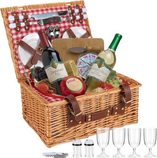 best picnic basket set Luobao