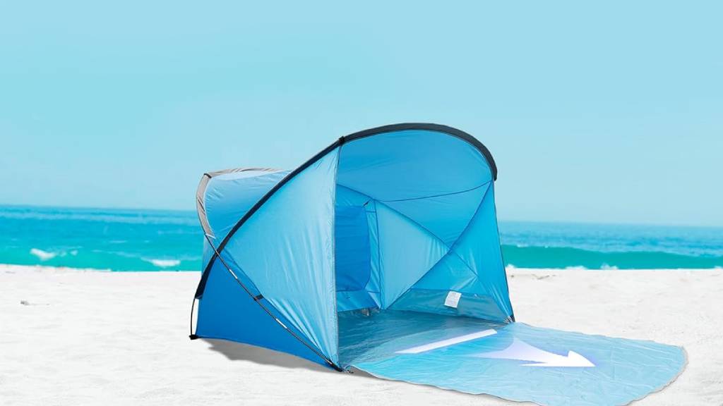 half tents for beach