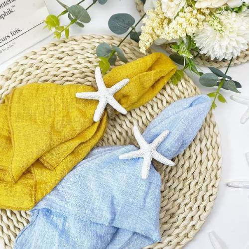 sea styled napkins