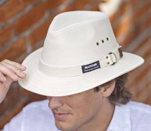 canvas beach hat