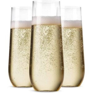 disposable champagne flutes