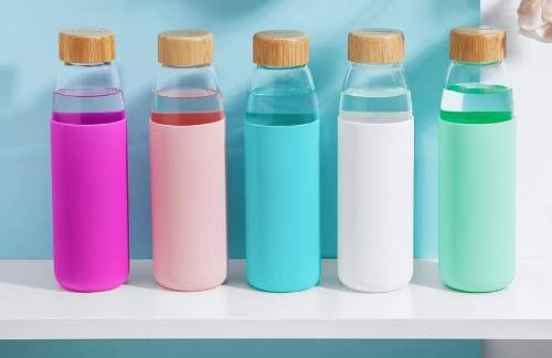 glass water bottles