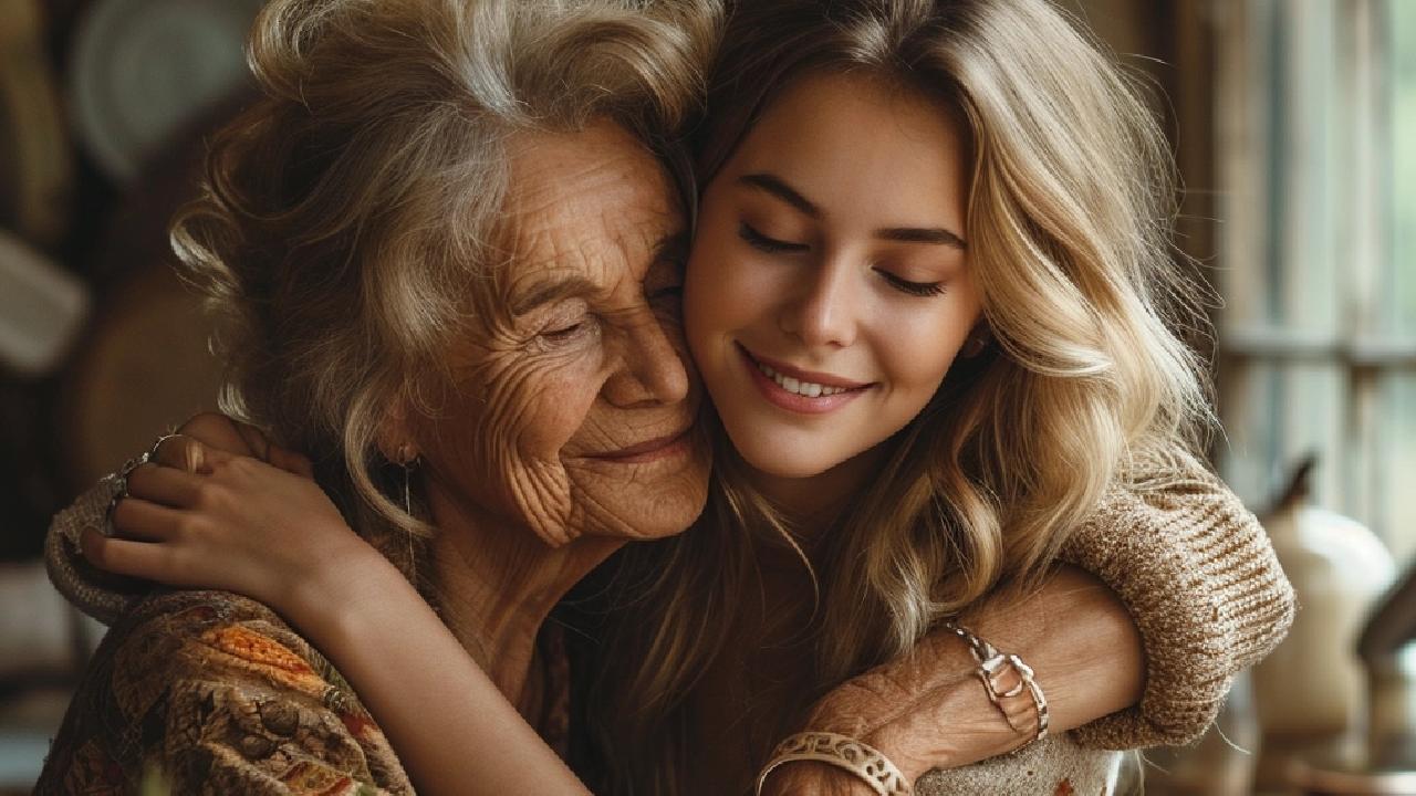 mother with daughter