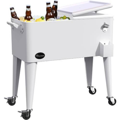 wheeled ice chest