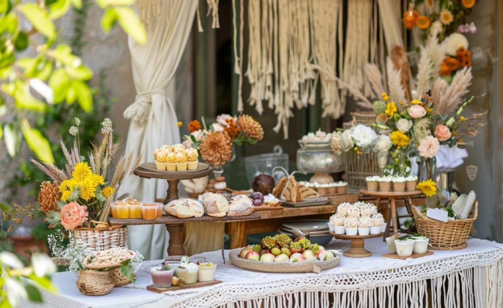 baby shower decoration table