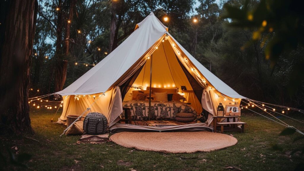 backyard glamping