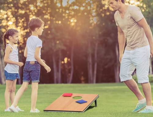 classic cornhole set