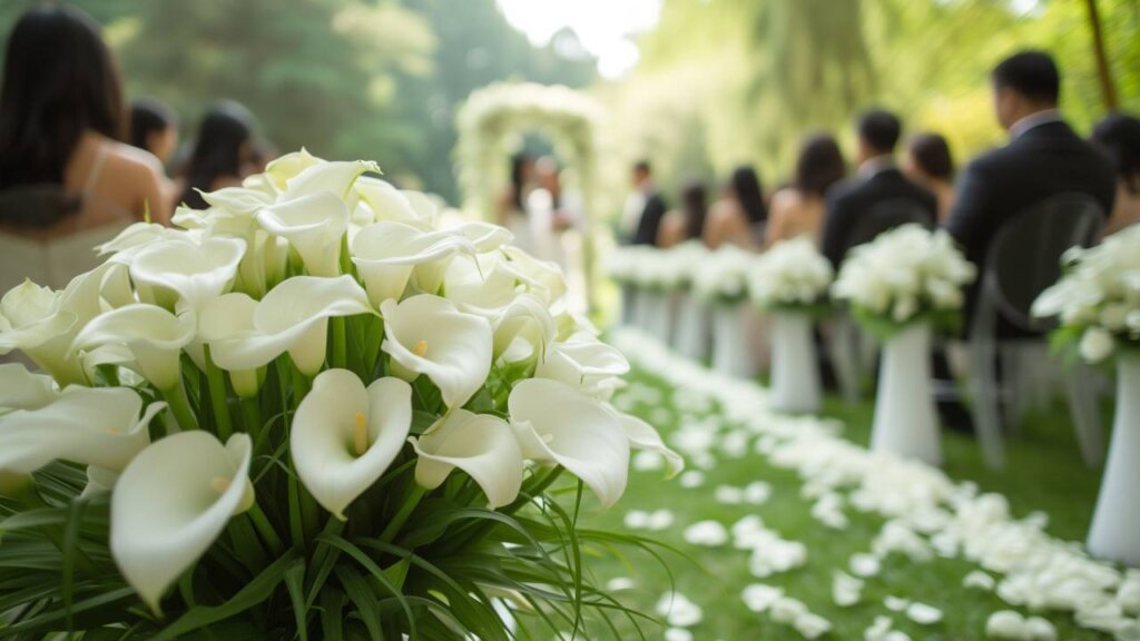 garden by the sea for a wedding