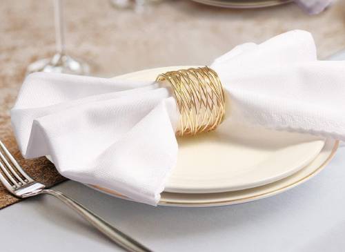 mesh napkin rings