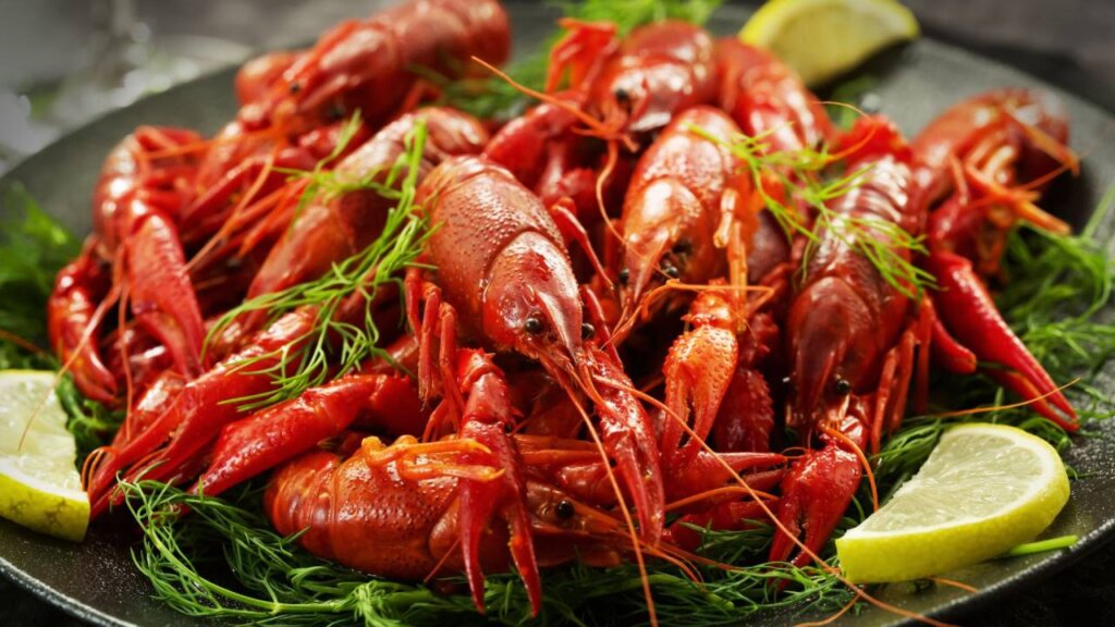 Coastal crawfish boil celebration