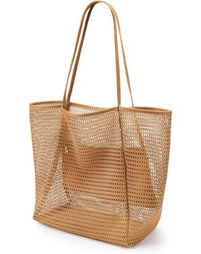 KALIDI beach mesh tote bag