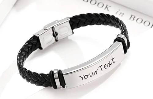 Personalized men's bracelet