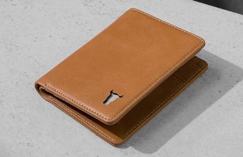 Top grain genuine leather wallet