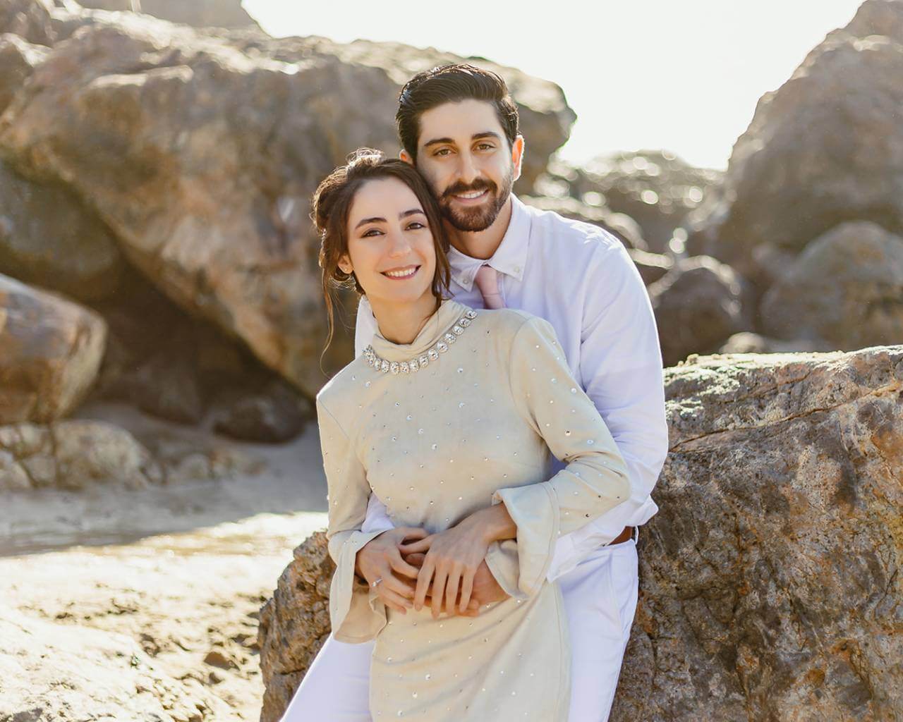 beach picnic photoshoot in Los Angeles